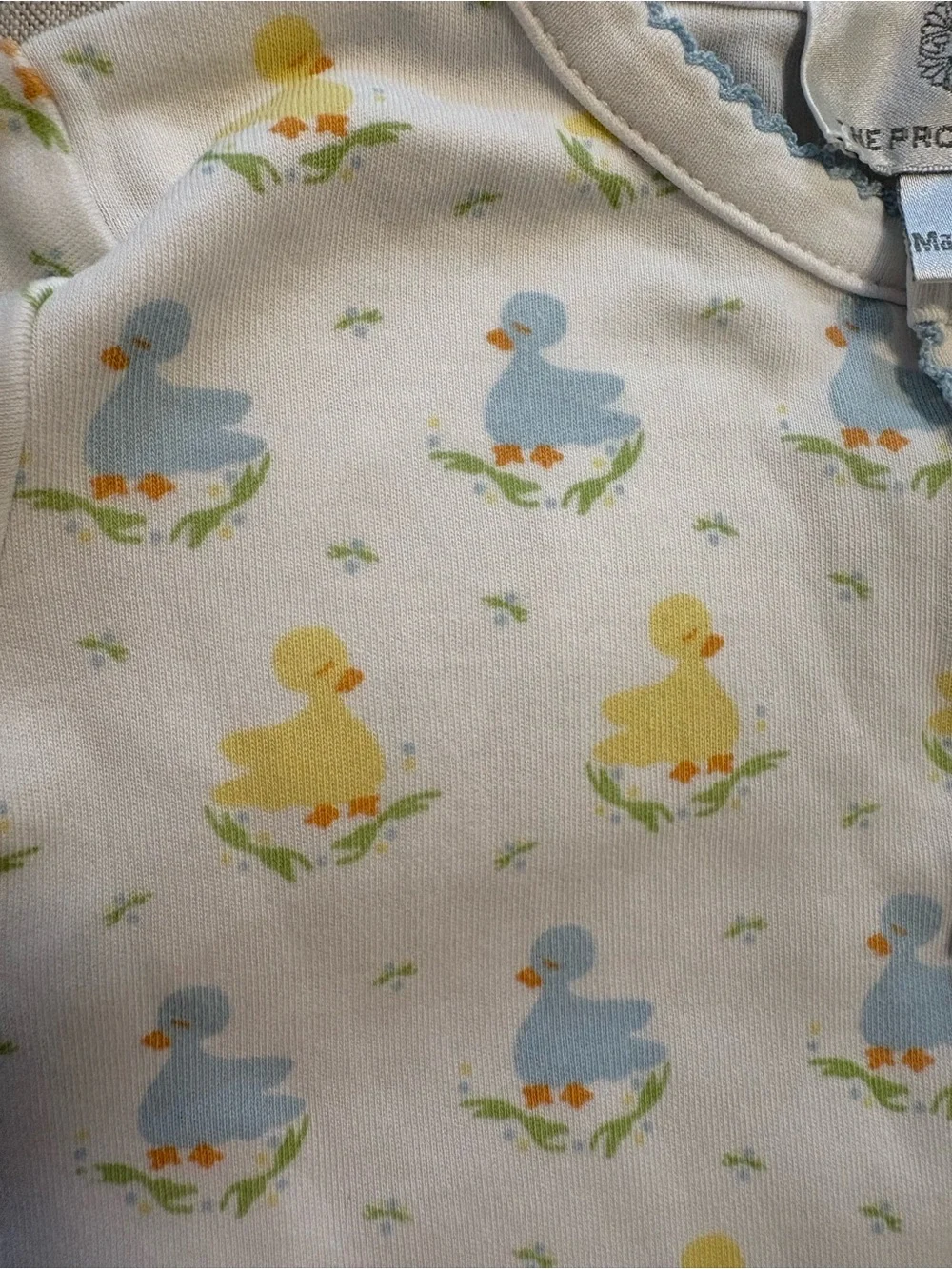 The Proper Peony Pima Cotton Duck Footed Pajamas